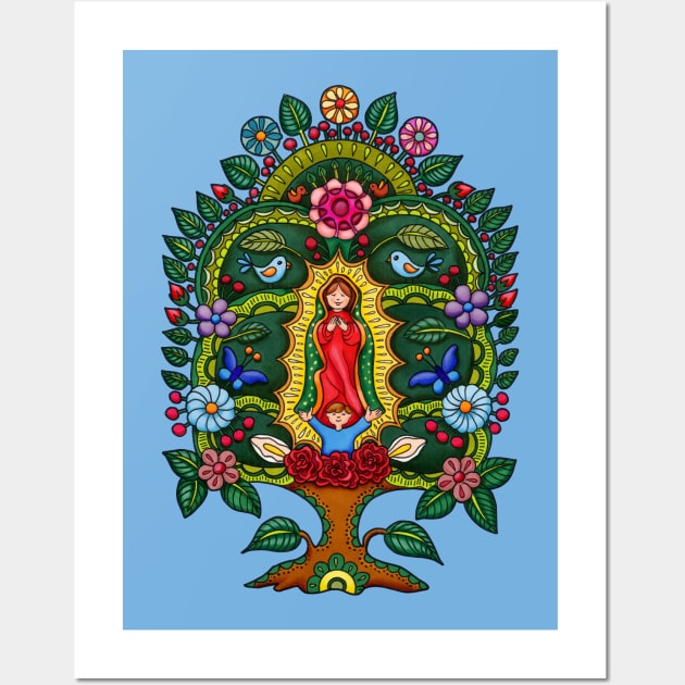 Mexican Tree of Life #1 Wall Art by Colette